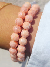 Load image into Gallery viewer, Peach Sorbet Shimmer Crystal Stacker- Elena Michele