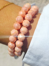 Load image into Gallery viewer, Peach Sorbet Shimmer Crystal Stacker- Elena Michele