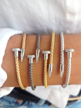Load image into Gallery viewer, Nail Wrap Italian Hook Bangle Bracelet