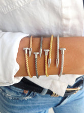Load image into Gallery viewer, Nail Wrap Italian Hook Bangle Bracelet