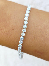 Load image into Gallery viewer, Lab Diamond Tennis Bracelet - 14K White Gold