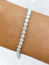Load image into Gallery viewer, Lab Diamond Tennis Bracelet - 14K White Gold