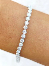 Load image into Gallery viewer, Lab Diamond Tennis Bracelet - 14K White Gold