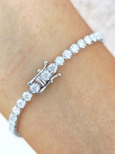 Load image into Gallery viewer, Lab Diamond Tennis Bracelet - 14K White Gold