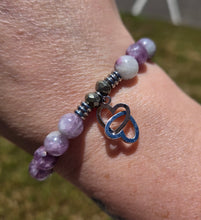 Load image into Gallery viewer, "Linked Hearts" Sterling Silver Charm Bracelet - TJazelle