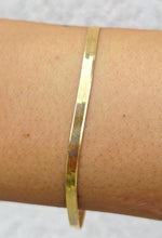 Load image into Gallery viewer, Herringbone with Lobster Clasp Bracelet - 14K Gold