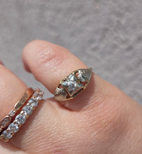 Load image into Gallery viewer, Diamond Band Estate Ring - 14K Yellow Gold - Estate