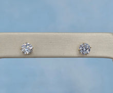 Load image into Gallery viewer, 1 Carat Diamond Lab Earrings -14k Yellow Gold