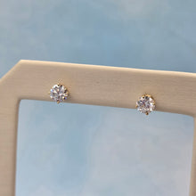 Load image into Gallery viewer, 1 Carat Diamond Lab Earrings -14k Yellow Gold