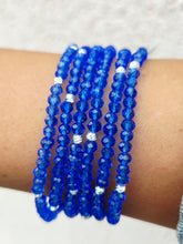 Load image into Gallery viewer, Royal Blue with Silver Accents - Crystal Stacker