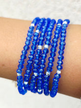 Load image into Gallery viewer, Royal Blue with Silver Accents - Crystal Stacker