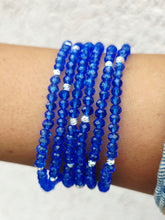 Load image into Gallery viewer, Royal Blue with Silver Accents - Crystal Stacker