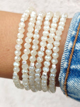 Load image into Gallery viewer, Champagne AB - Crystal Stacker Bracelet
