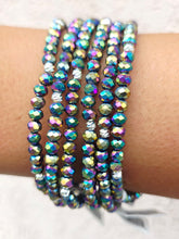 Load image into Gallery viewer, Harlequin Crystal Stacker Bracelet