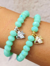 Load image into Gallery viewer, Angel Fish on Mermaid Magic Beaded Bracelet - Elena Michele