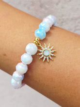 Load image into Gallery viewer, Opal Sun on Firecracker Frost Shimmer Beaded Bracelet - Elena Michele