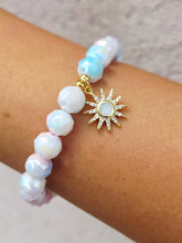 Load image into Gallery viewer, Opal Sun on Firecracker Frost Shimmer Beaded Bracelet - Elena Michele