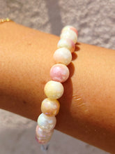 Load image into Gallery viewer, Honey Blush Shimmer Stacker Beaded Bracelet - Elena Michele