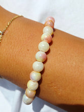 Load image into Gallery viewer, Honey Blush Shimmer Stacker Beaded Bracelet - Elena Michele