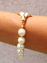 Load image into Gallery viewer, KJP Pearl Anchor Bracelet