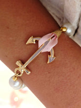 Load image into Gallery viewer, KJP Pearl Anchor Bracelet