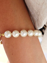 Load image into Gallery viewer, KJP Pearl Anchor Bracelet