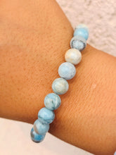 Load image into Gallery viewer, "Tranquility" Larimar Jasper Stacker - TJazelle