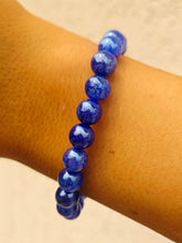 Load image into Gallery viewer, "Grounding" Navy Agate Stacker - TJazelle