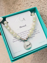 Load image into Gallery viewer, "Blessed" Infinite Steel Charm Bracelet - TJazelle