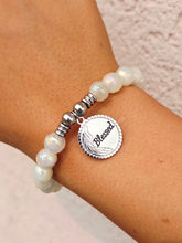 Load image into Gallery viewer, "Blessed" Infinite Steel Charm Bracelet - TJazelle