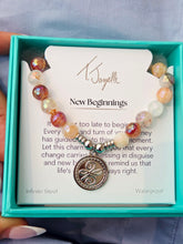 Load image into Gallery viewer, "New Beginnings" Infinite Steel Charm Bracelet - TJazelle