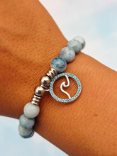 Load image into Gallery viewer, Serenity Wave Infinite Steel Charm Bracelet - TJazelle