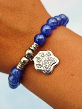 Load image into Gallery viewer, Paw CZ Infinite Steel Charm Bracelet - TJazelle