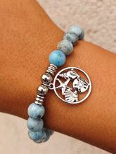 Load image into Gallery viewer, Coastal Memories Infinite Steel Charm Beaded Bracelet - TJazelle