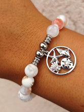 Load image into Gallery viewer, Coastal Memories Infinite Steel Charm Beaded Bracelet - TJazelle