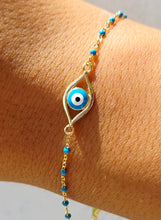 Load image into Gallery viewer, Evil Eye Bracelet - Gold Plated