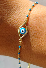 Load image into Gallery viewer, Evil Eye Bracelet - Gold Plated