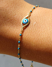 Load image into Gallery viewer, Evil Eye Bracelet - Gold Plated