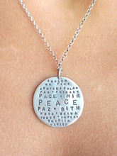 Load image into Gallery viewer, Peace Sign 20" Necklace