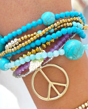 Load image into Gallery viewer, Peace Bracelet Stack