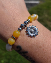 Load image into Gallery viewer, Daisy Silver Charm Bracelet- Marie's 2026 TJazelle Exclusive