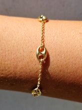 Load image into Gallery viewer, Mariner Bracelet- Gold, Sterling Silver