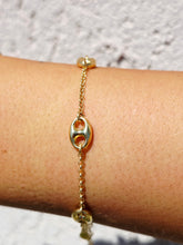 Load image into Gallery viewer, Mariner Bracelet- Gold, Sterling Silver