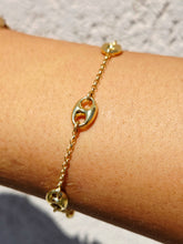 Load image into Gallery viewer, Mariner Bracelet- Gold, Sterling Silver