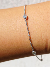 Load image into Gallery viewer, Beaded Silver Bracelet - Sterling Silver