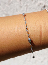 Load image into Gallery viewer, Beaded Silver Bracelet - Sterling Silver