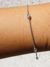 Load image into Gallery viewer, Beaded Silver Bracelet - Sterling Silver
