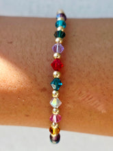 Load image into Gallery viewer, Multi Color Crystal Bracelet- Our Whole Heart
