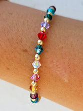 Load image into Gallery viewer, Multi Color Crystal Bracelet- Our Whole Heart