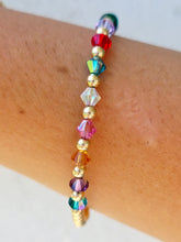 Load image into Gallery viewer, Multi Color Crystal Bracelet- Our Whole Heart